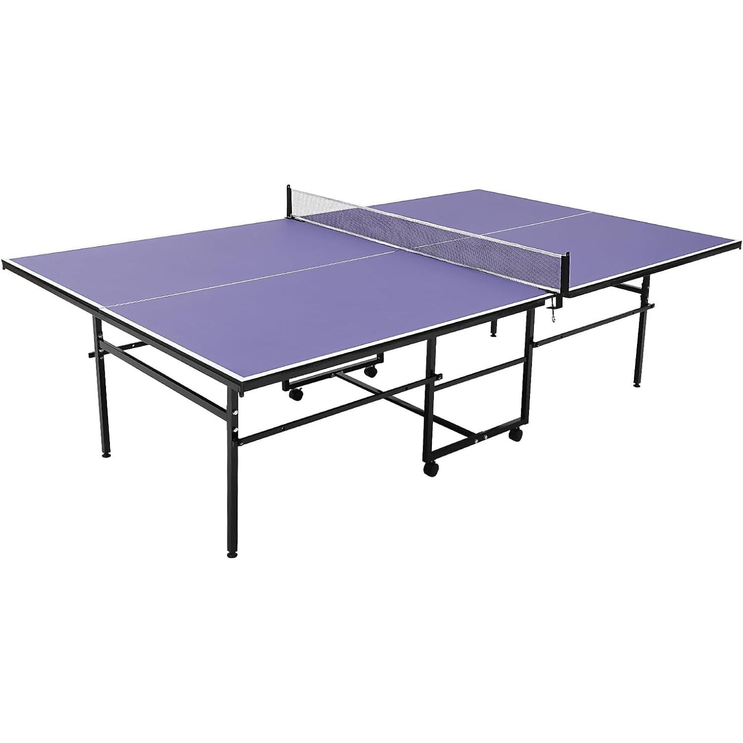 Table Tennis Online - 8 ft Portable Ping Pong Table，Professional