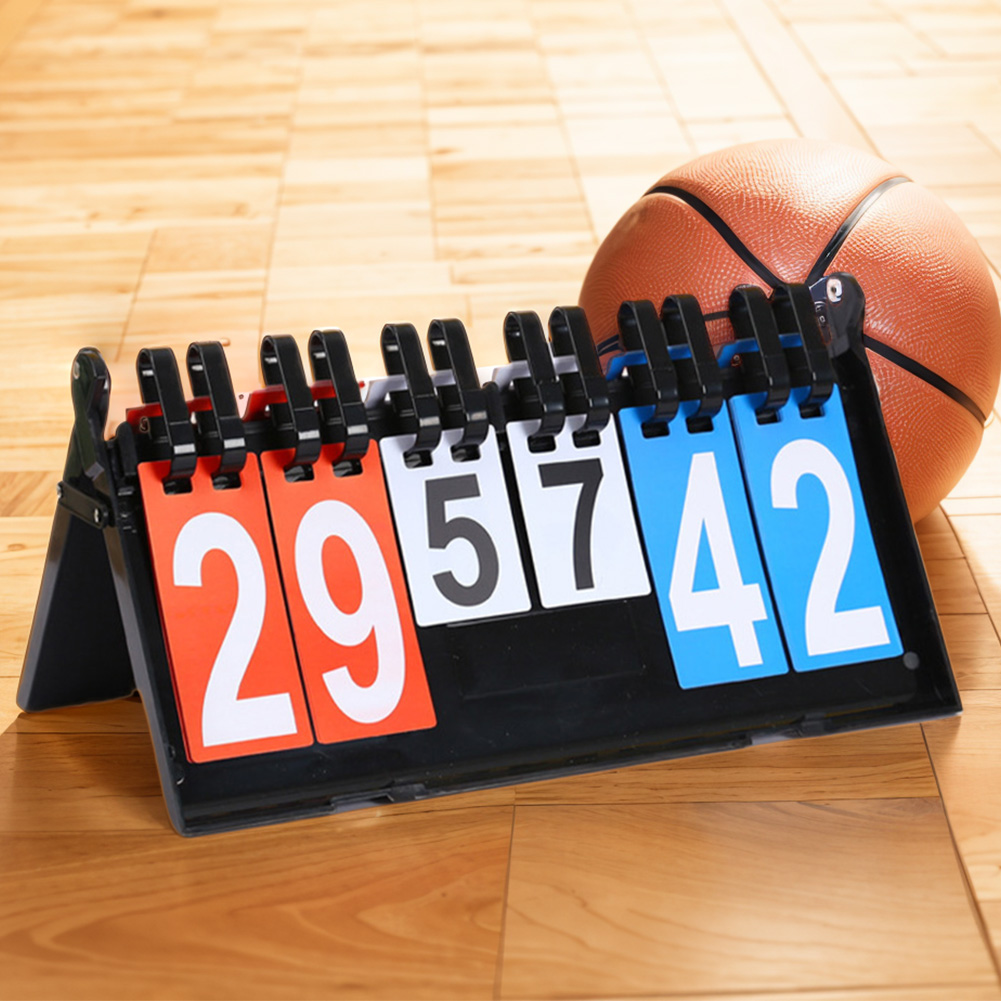 Table Tennis Scoreboard - Sports Scoreboard Tabletop Scoreboard 6-Digit Score