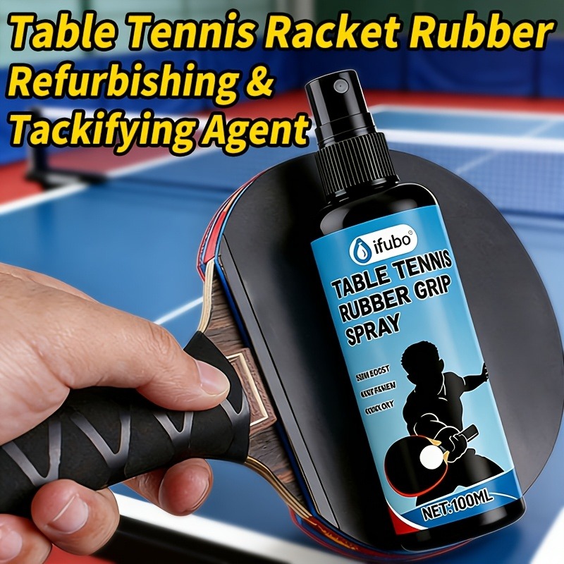 Table Tennis Paddle Set - IFUBO 100ml Professional Table Tennis Rubber