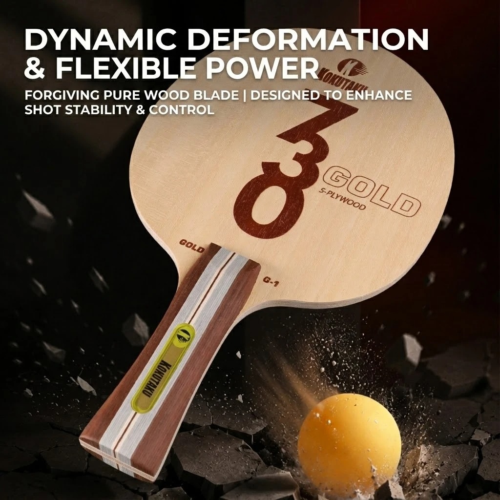 Kokutaku Table Tennis Blade FL - Table Tennis Paddle Set 评论和价格