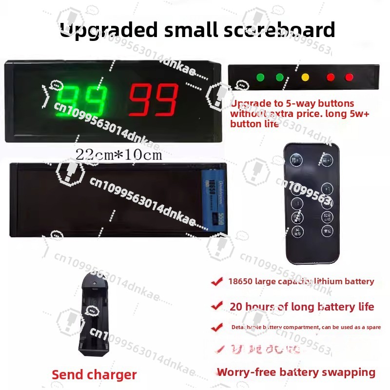 Basketball Game Electronic Sco - Table Tennis Scoreboard 评论和价格